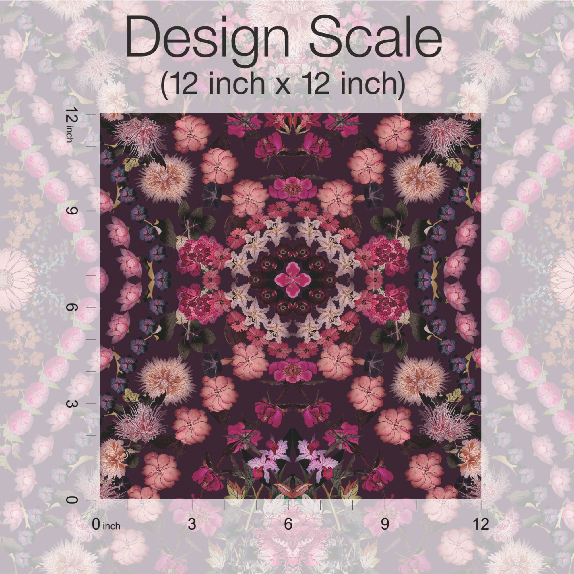 RoomMates Mr. Kate Dried Flower Kaleidoscope Peel & Stick Wallpaper